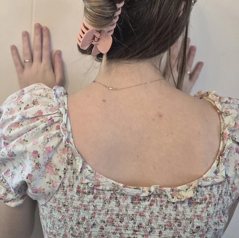 Romantic LoveShackFancy x Target floral mini dress 🌷 100% Cotton - Picture 5 of 16